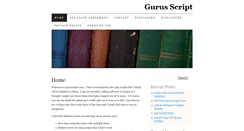 Desktop Screenshot of guruscript.com