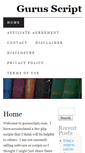 Mobile Screenshot of guruscript.com